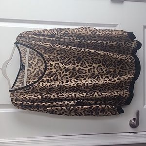 Torrid Sheer Leopard Longsleeve